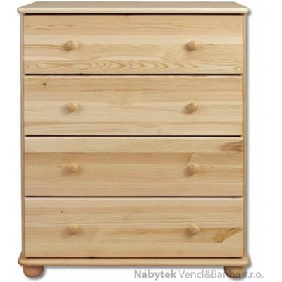 Drewmax prádelník z masivního dřeva borovice KD110 pacyg – Zboží Dáma