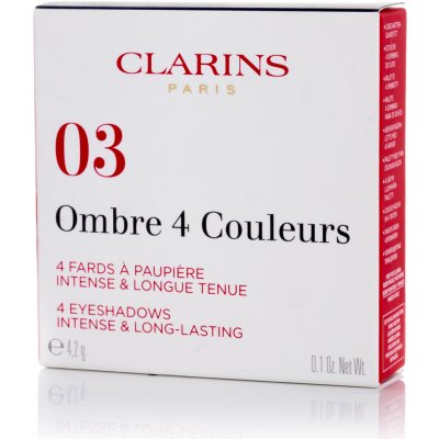 Clarins Ombre 4 Couleurs vysoce pigmentované oční stíny 03 Flame Gradation 4,2 g – Sleviste.cz