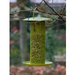 Esschert Design Krmítko pro ptáčky Chiffchaff závěsné na oříšky s podnoží 14 x 14 x 27 cm zelené – Hledejceny.cz