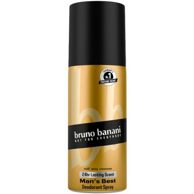 Bruno Banani Man's Best With Spicy Cinnamon deospray 150 ml – Zbozi.Blesk.cz