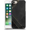 Pouzdro a kryt na mobilní telefon Apple Pouzdro Picasee silikonové Apple iPhone 7 - Black tile čiré