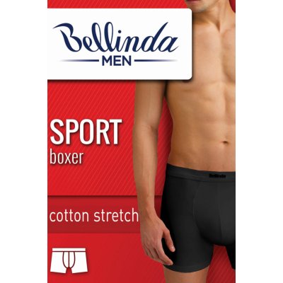 Bellinda delší nohavička Sport boxerky bavlna BU858445 černé – Zboží Mobilmania