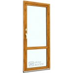 Kömmerling balkonové dveře 70 AD OS s příčkou pravé winchester/bílá 80 x 230 cm oboustranná klika + FAB + hliníkový práh – Hledejceny.cz