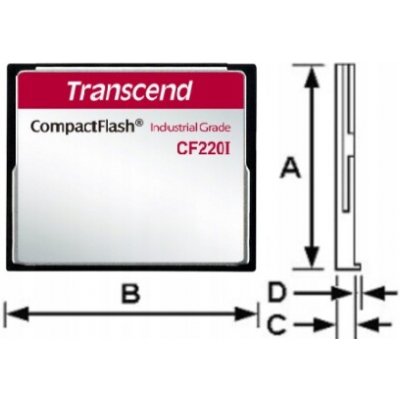 Transcend Industrial CompactFlash CF220I 512MB TS512MCF220I – Zboží Mobilmania