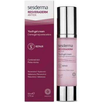 Sesderma Resveraderm antioxidační pleťový krém pro obnovu povrchu pleti Nanotech DNA Repair 50 ml