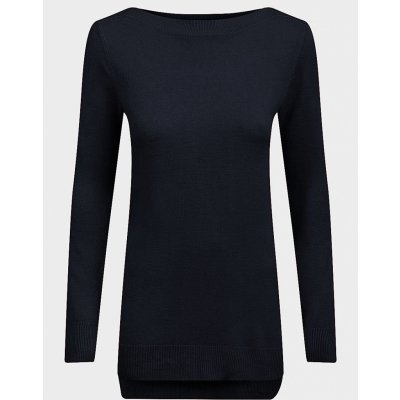 F&F Dámský prodloužený svetr A1656 černý – Zboží Mobilmania