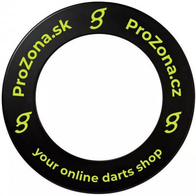 Ochrana k terčům ProZona s logem, matná černá – Zboží Dáma