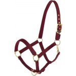 Covalliero Nylonová ohlávka Classy vínová – Zboží Dáma