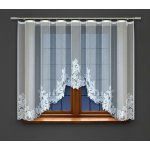 Dekorační žakárová záclona s řasící páskou STEPHA 120 bílá 300x120 cm MyBestHome – Zboží Mobilmania