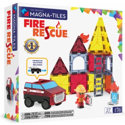 Magna-Tiles Fire Rescue 27 ks – Zboží Mobilmania