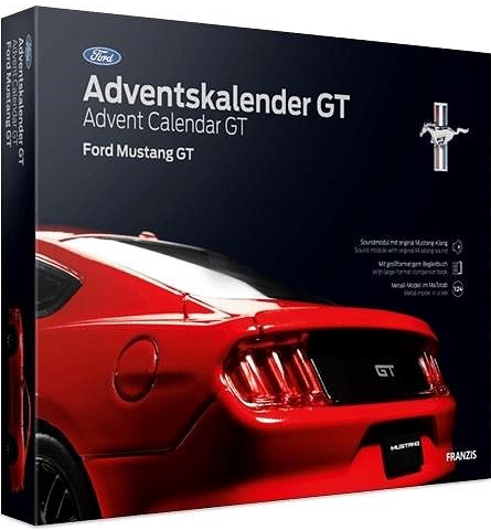 Franzis adventní kalendář Ford Mustang GT se zvukem 1:24