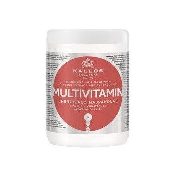 Kallos Multivitamin With Ginseng Extract and Avocado Hair Mask 500 ml