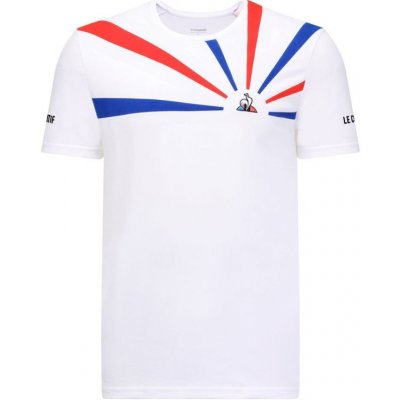 Le Coq Sportif TENNIS Tee SS 20 No.2 new Optical White/cobalt – Hledejceny.cz