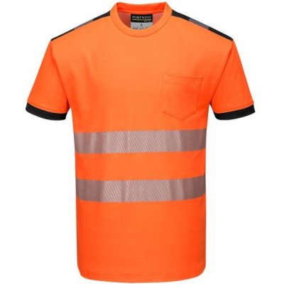 Portwest HI-VIS PW3 T181 Funkční reflexní tričko HV oranžová/černá 6XL – Sleviste.cz