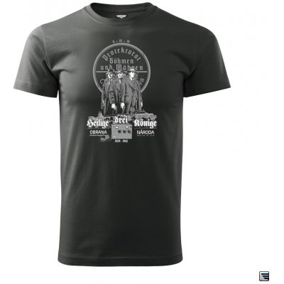 Triko Mars and Arms Tři králové černé – Sleviste.cz