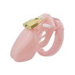 bdsm bondage shop Plastový pás cudnosti pro muže S Růžová – Zboží Dáma