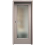 Sapeli Elegant Komfort M40 posuvné taupe 60 x 210 cm Satináto bílé – Hledejceny.cz