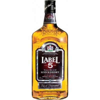 LABEL 5 WHISKY 40% 0,7 l (holá láhev) – Hledejceny.cz
