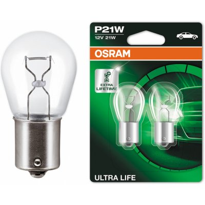 Osram Ultra Life P21W BA15s 12V 21W – Zboží Mobilmania