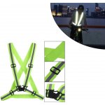 X-BELT žluté reflexní popruhy na oblečení, reflexní kšandy npro motorkáře – Sleviste.cz