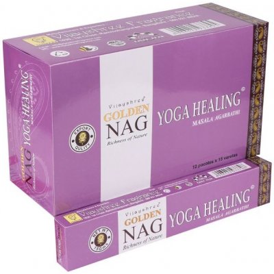 Vijayshree Vonné Tyčinky Golden Nag Yoga Healing 15 g – Hledejceny.cz