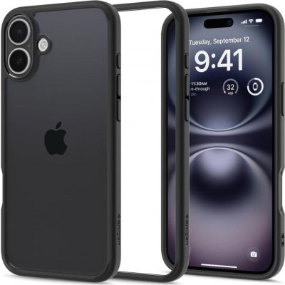 Spigen Ultra Hybrid iPhone 16 matte black – Zboží Mobilmania