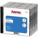 Hama CD BOX náhradní obal, 10ks/bal, transparentní/černá – Hledejceny.cz