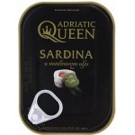 Adriatic Queen Sardinky v olivovém oleji 105 g – Zboží Dáma