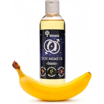 Verana Erotický masážní olej Banán 250 ml
