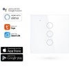 Ovladač a spínač pro chytrou domácnost TUYA WiFi vypínač AS-WT-E3B - bílý