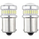 CANBUS 3014 LED žárovky 24 x SMD + 3030 6 x SMD 1156 (R5W, R10W) P21 Bílá, 12 V / 24 V. | Zboží Auto