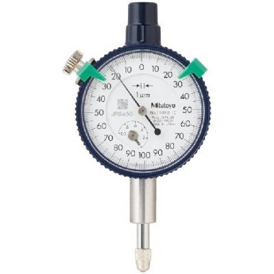 Mitutoyo Číselníkový úchylkoměr metrický s vnějším kroužkem 40 mm 5mm dělení 0,01mm IP63 bez očka 1044AB-60 – Zbozi.Blesk.cz