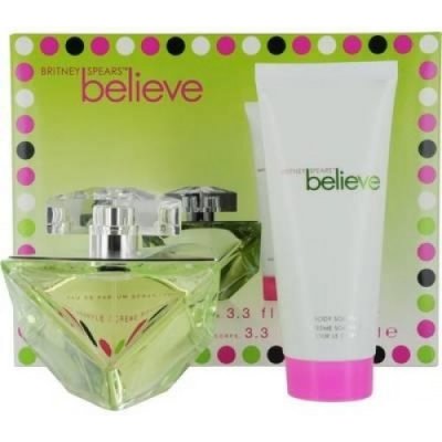 Britney Spears Believe Woman EDP 100 ml + tělové mléko 100 ml dárková sada – Zboží Mobilmania