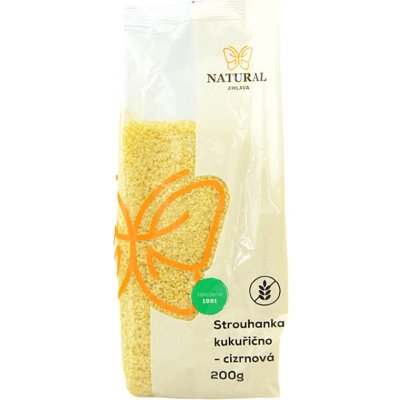 Natural Jihlava Strouhanka kukuřično cizrnová 200 g – Zboží Dáma