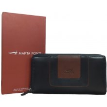 Marta Ponti dámská kožená peněženka černá B120513