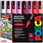 Uni PC-5M Posca Love mix teplých tónů 8 ks – Zboží Mobilmania