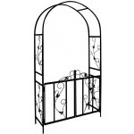 Goleto Zahradní oblouk na růže s brankou 225 x 115 x 37 cm – Sleviste.cz