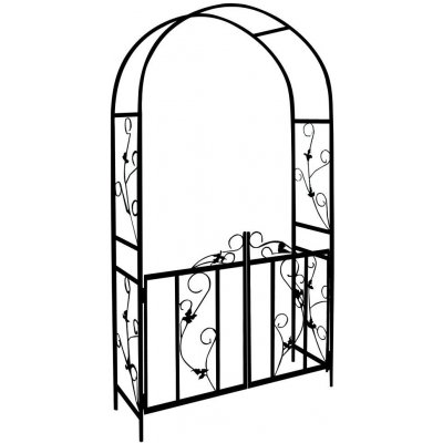 Goleto Zahradní oblouk na růže s brankou 225 x 115 x 37 cm – Sleviste.cz