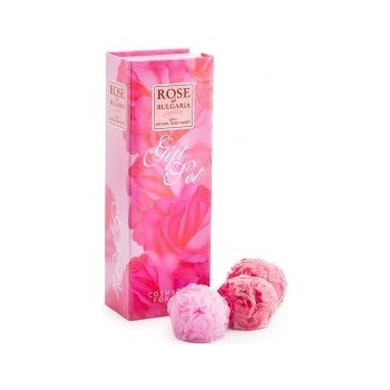 Rose of Bulgaria růžové mýdlo 3x 30 g dárková sada