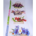 Okenní fólie květiny v košíku 42x30 cm /6868 – Hledejceny.cz