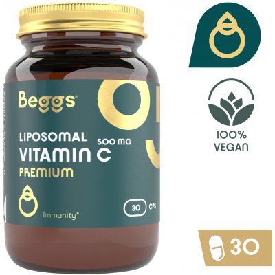 Beggs Liposomal Vitamin C 500 mg Premium 30 kapslí – Hledejceny.cz