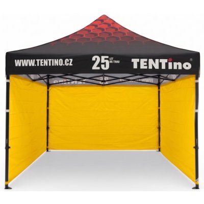 TENTino STEEL HEXAGON 3x3m 4A - ŽLUTÁ, konstrukce + střecha TENTino + 4x boční strana – Hledejceny.cz