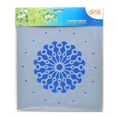 Plastová šablona 25 x 25 cm Mandala 5 – Sleviste.cz