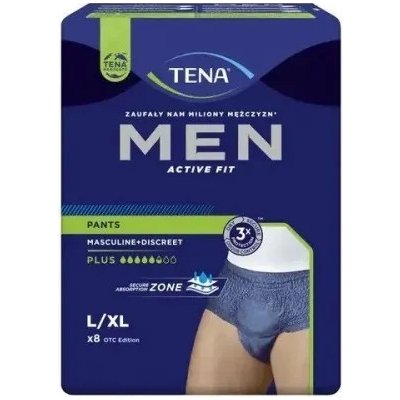 Tena Men Pants Plus Blue L/XL 8ks