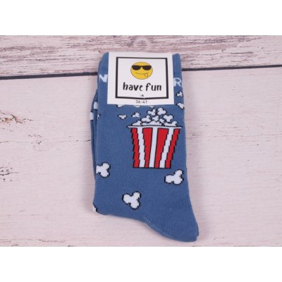 Sockswear Ponožky modré popcorn