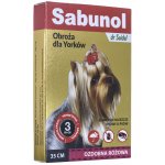 Sabunol Obojek pro psy proti blechám a klíšťatům Yorks 35 cm – Zboží Dáma