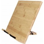 Stojan na noty nebo knihy, bambus, 39 x 28 x 4,2 cm – Zboží Dáma