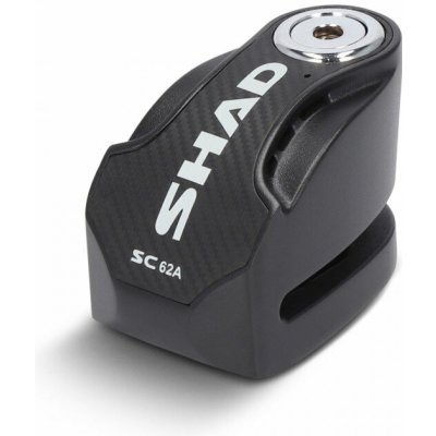 SHAD Zámek na kotouč s alarmem SC62A pin 10 mm, černý – Sleviste.cz