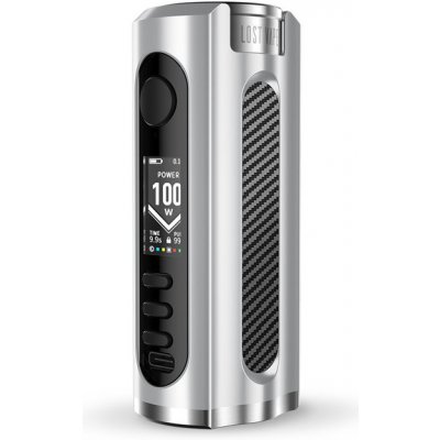 Lost Vape Grus 100W Mod Silver Carbon Fiber – Zboží Mobilmania
