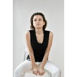 Termointima dámský funkční top s přírodním vláknem černé – Zboží Mobilmania